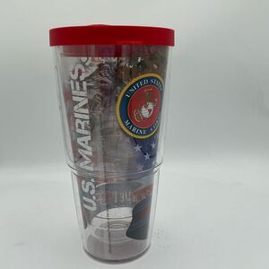 Tervis US Marines 24 oz Tumbler with Red Lid